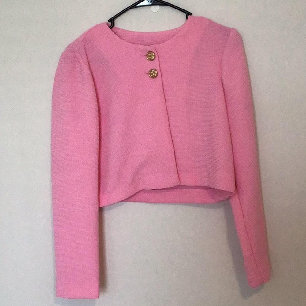 Pink blazer jacket